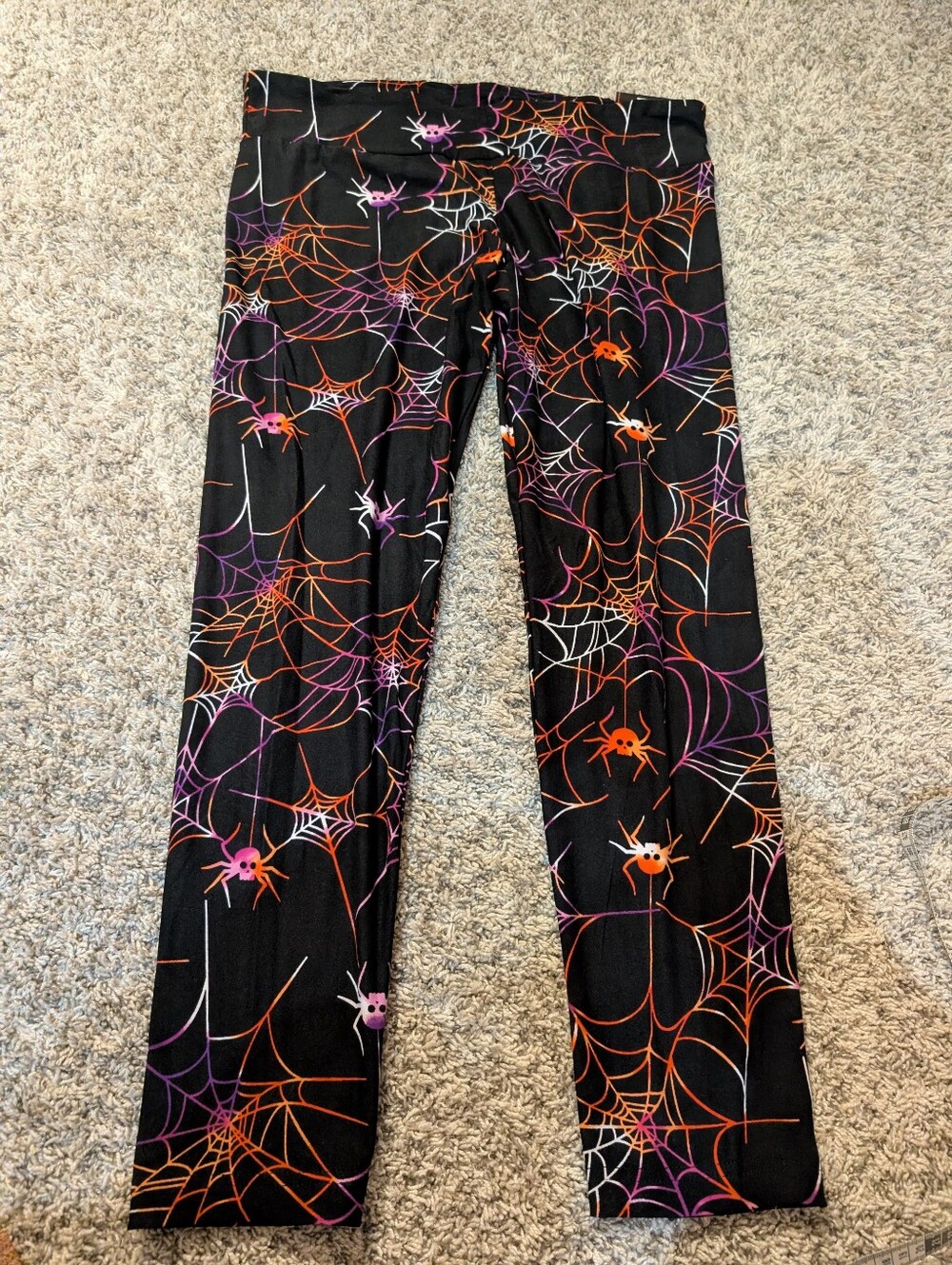 Spider Web Crop Leggings